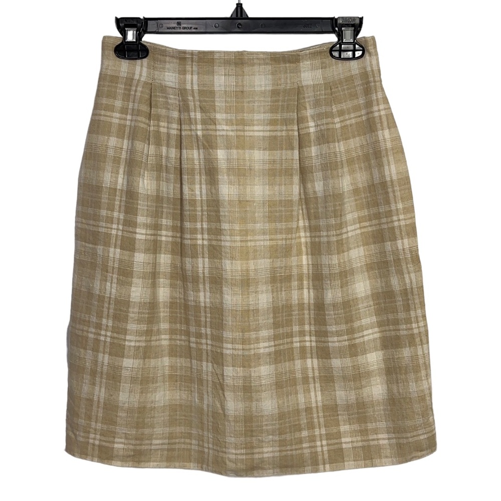 id Distinctions Linen Blend Skirt